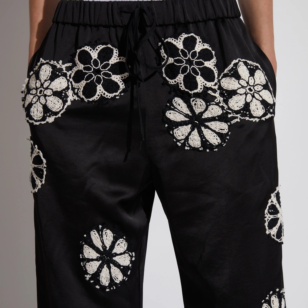 Saint art NOVA PANT WITH CROCHET, MULTI